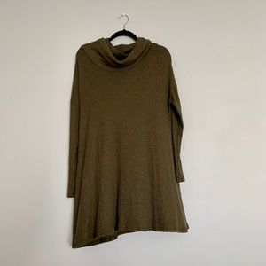 Sweater turtle neck dress/ tunic